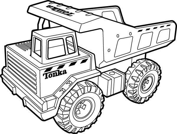 600x456 Colouring Pages Of Trucks Tonka Truck Coloring Pages Aa Coloring