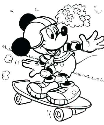 356x428 Graffiti The Pig A Skateboard Coloring Page Graffiti The Pig