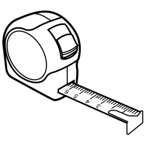 290x287 Tools Tape Measure Coloring Page, Measuring Tape Coloring Page
