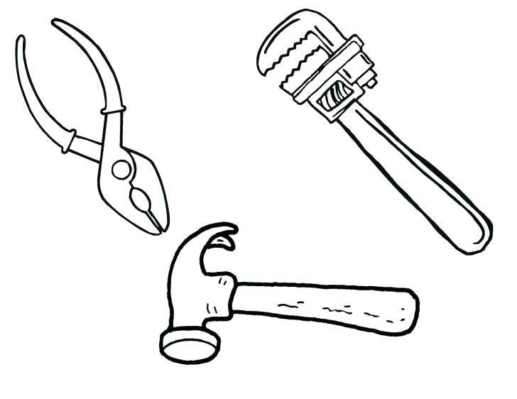 728x562 Tools Coloring Pages