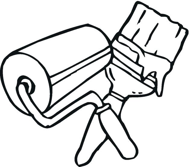 630x554 Coloring Pages Of Tools Free Tools Coloring Pages Preschool