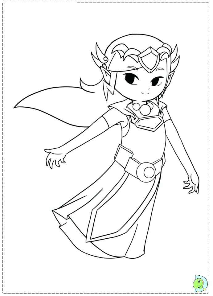 691x960 Toon Link Coloring Pages 69 With Toon Link Coloring Pagestoon