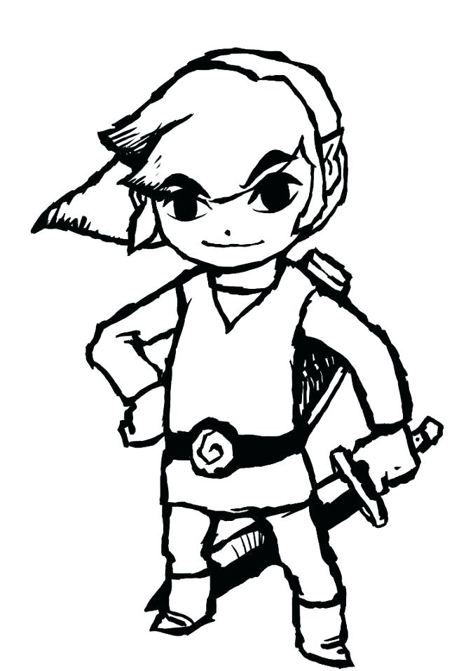 675x957 Toon Link Coloring Pages Coloring Page Princess Coloring Pages