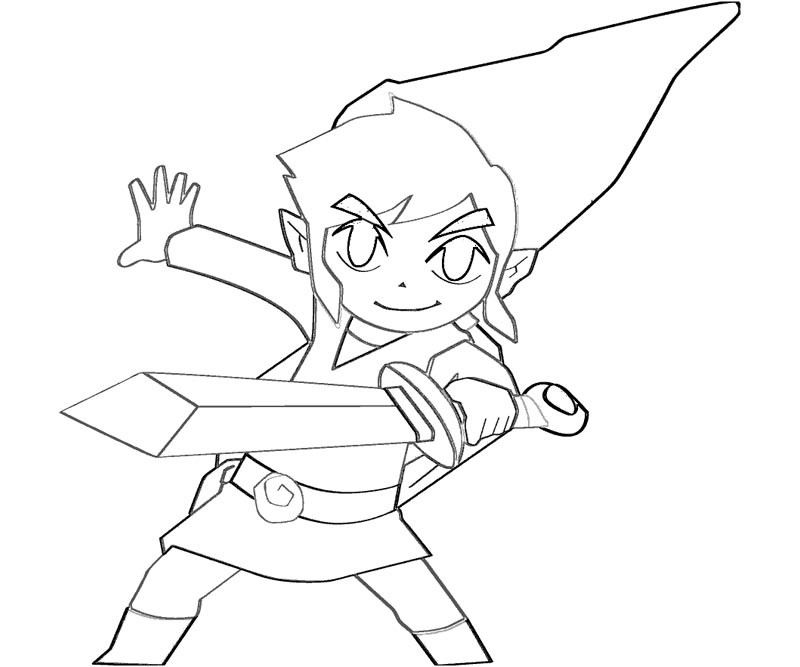 800x667 Cool Toon Link Coloring Pages 79 27 Twilight