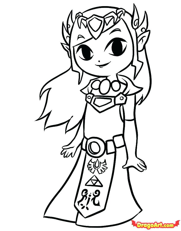 708x906 Toon Link Coloring Pages Link Coloring Pages Legend Of Link