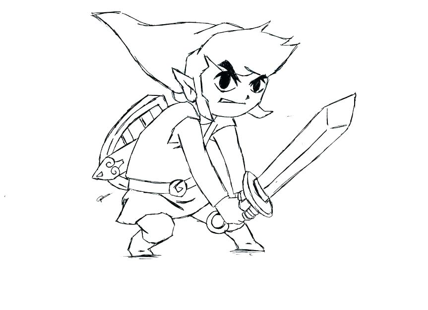 863x627 Link Coloring Pages