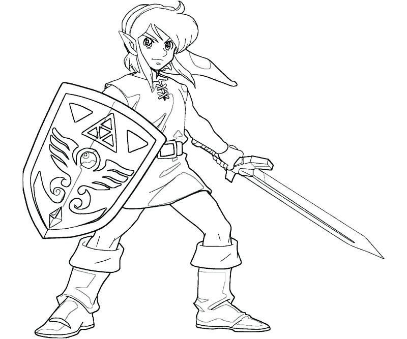 800x667 Link Coloring Pages Glamorous Link Coloring Pages As Well As Link