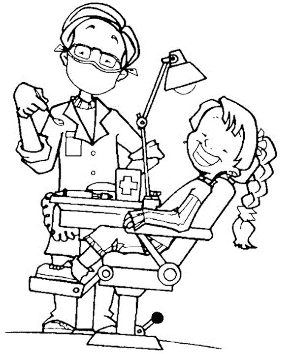 595x720 Dentist Coloring Pages Printable To Tiny Paint