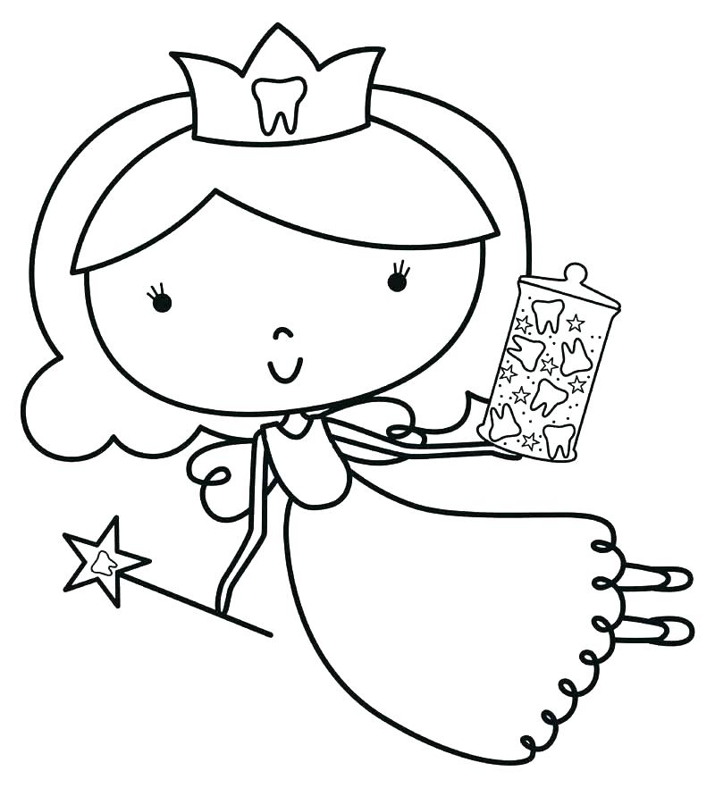 800x882 Tooth Fairy Coloring Sheet Teeth Coloring Sheets Tooth Coloring