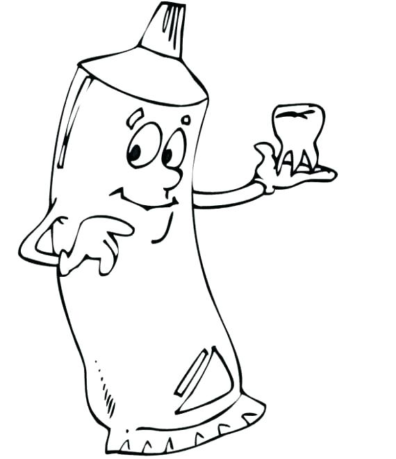 570x660 Tooth Coloring Pages Printable