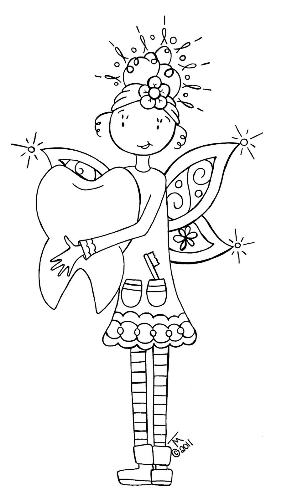 932x1600 Tooth Fairy, Colour It, Sew It, Trace It, Etc. Free Hand