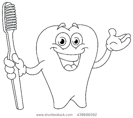 450x398 Teeth Coloring Pages Tooth Coloring Page Tooth Coloring Page Tooth