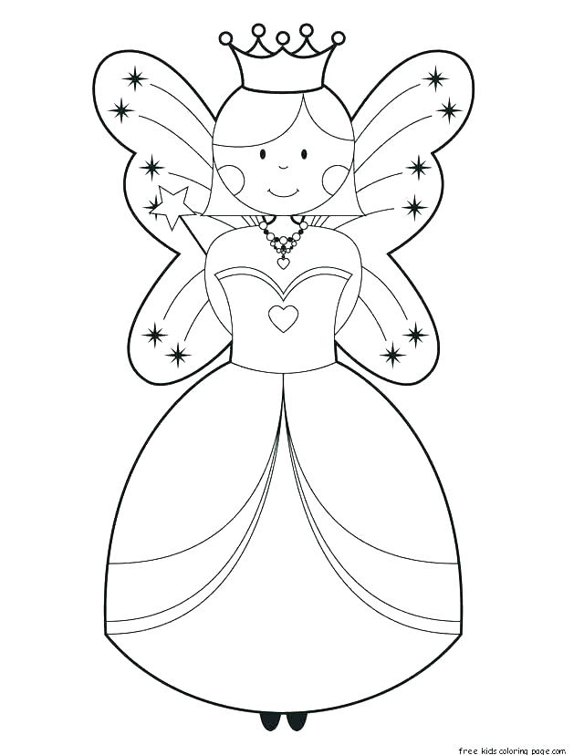 640x828 Coloring Page Fairy Fairy Coloring Pages For Kids Tooth Fairy