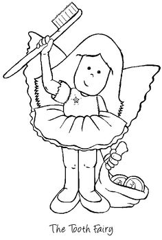 236x350 Trendy Design Ideas Tooth Fairy Coloring Pages Printable Good Diet