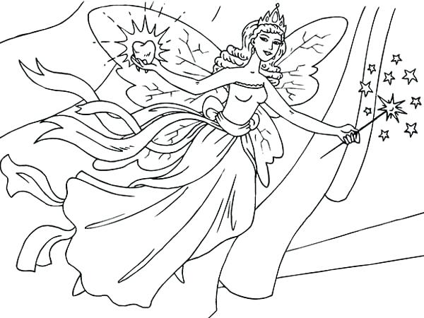 600x450 Fairy Coloring Page Tooth Fairy Coloring Page Fairy Coloring Pages