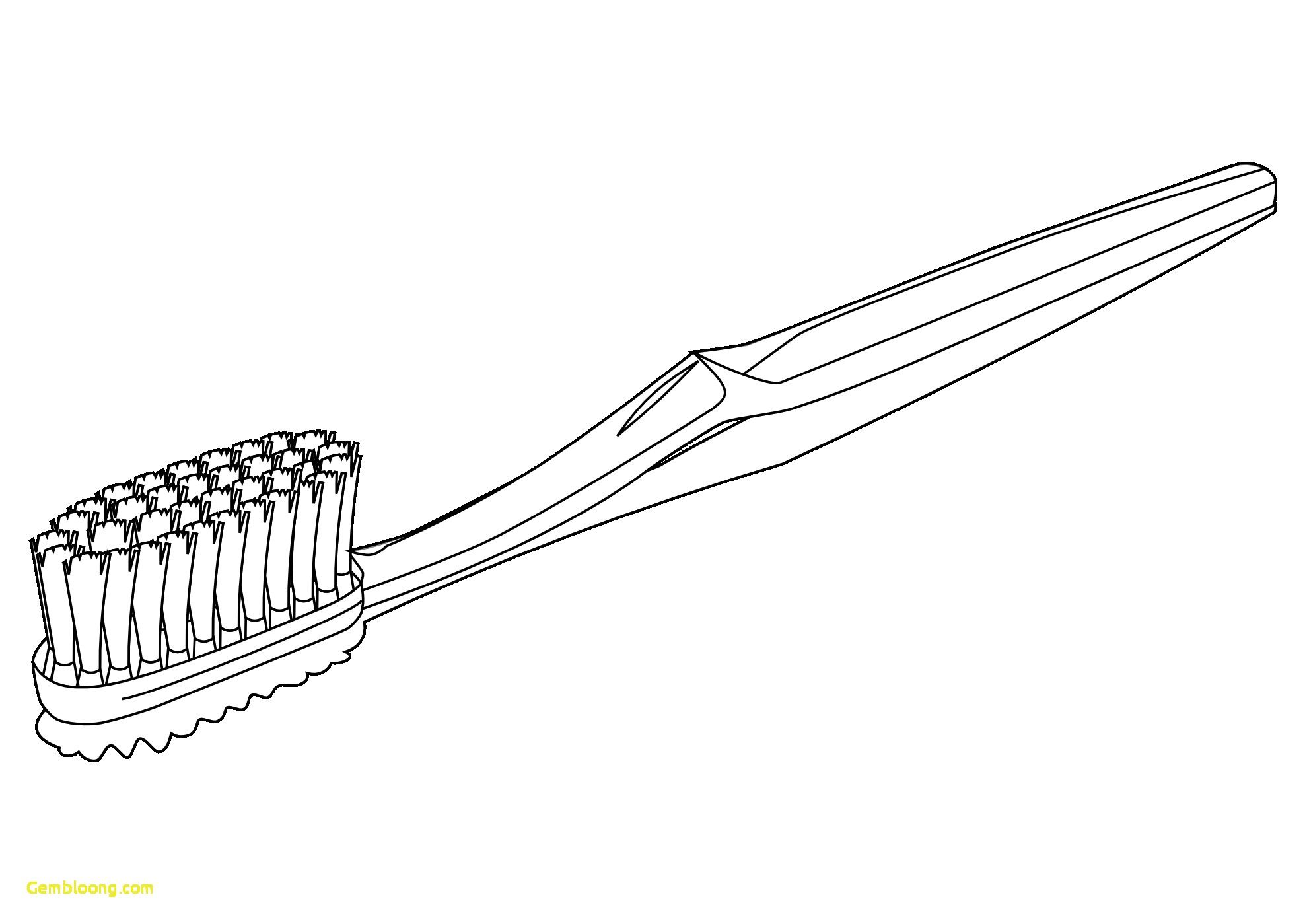 1979x1399 Toothbrush Coloring Page Good Of Toothbrush Coloring Page