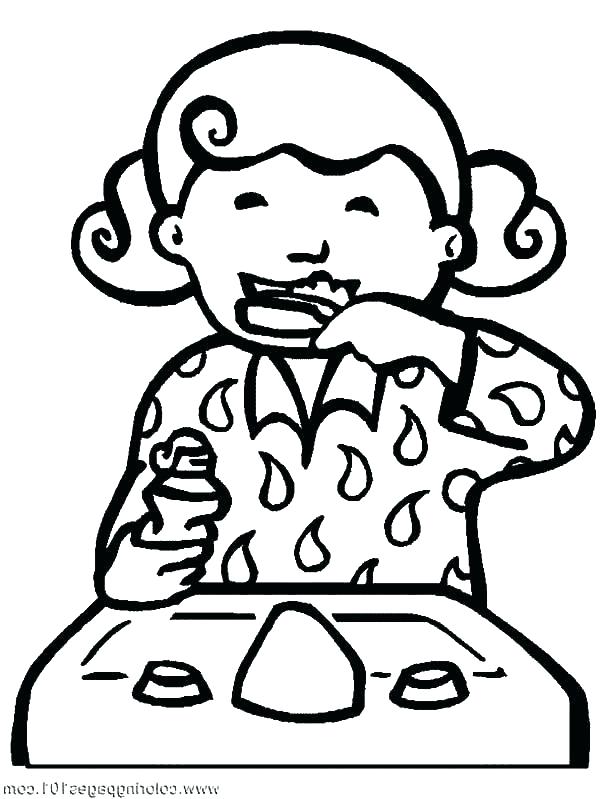 600x799 Toothbrush Coloring Page Toot Simple Tooth Brushing Coloring Pages