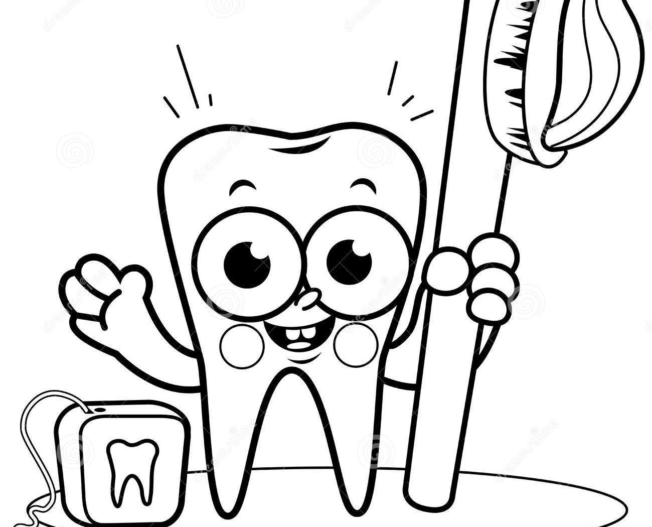 1300x1050 Toothbrush Coloringagerintable Freeages And Toothpaste Tooth