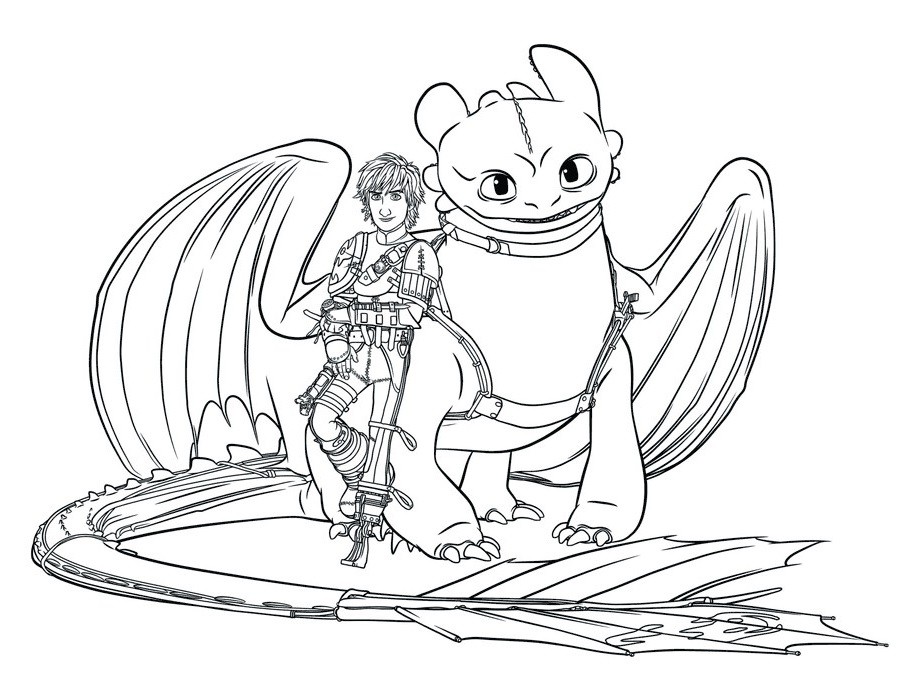 914x700 How To Train Your Dragon Coloring Pages Hiccup And Toothless