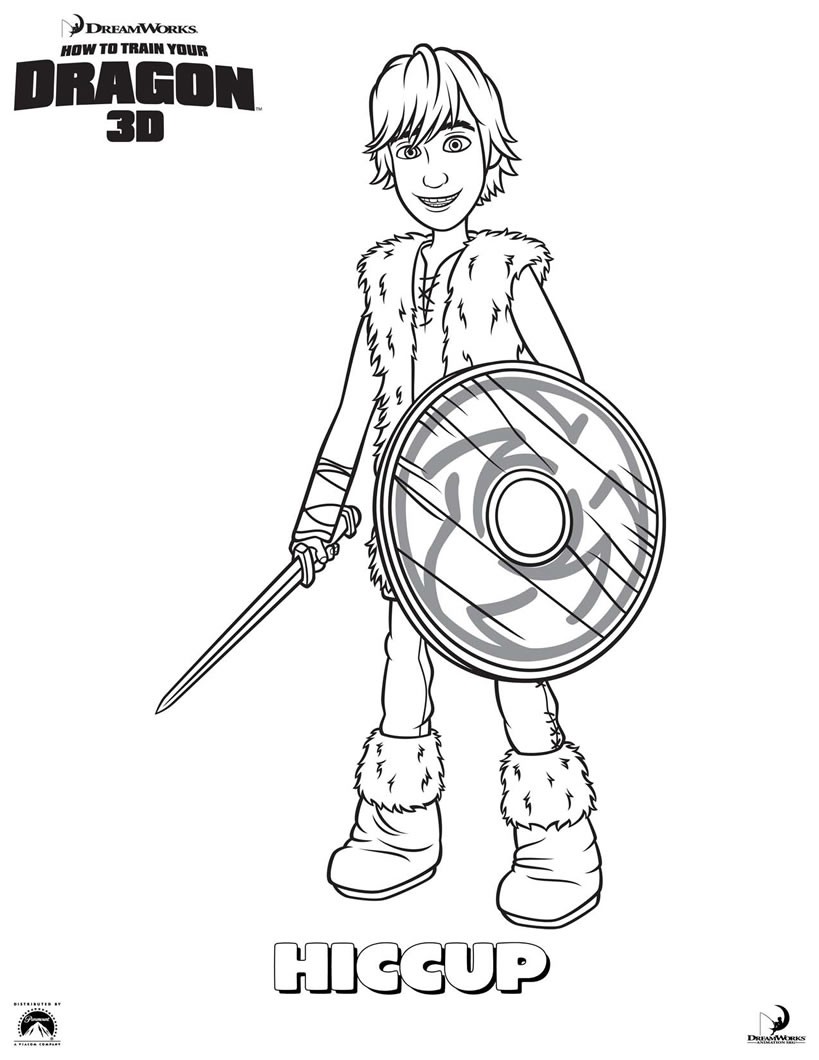819x1060 How To Train Your Dragon Coloring Pages