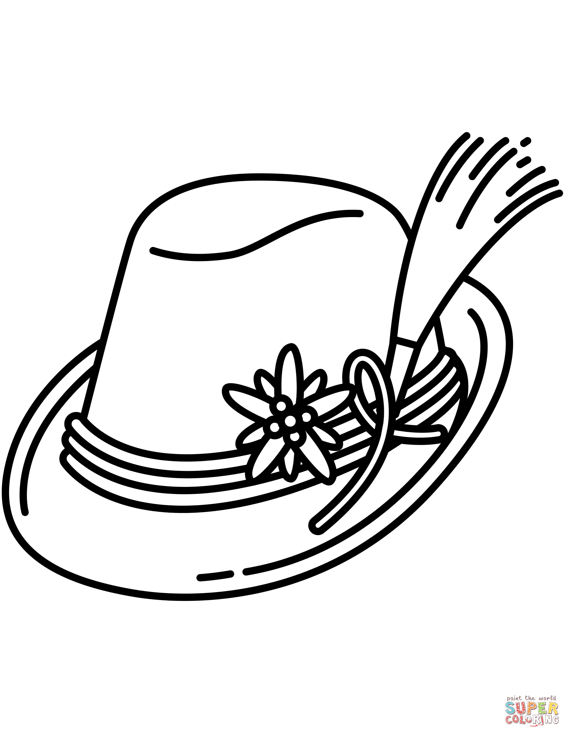 1933x2502 Free Printable Top Hat Coloring Page 14 Of A Rallytv Org Within