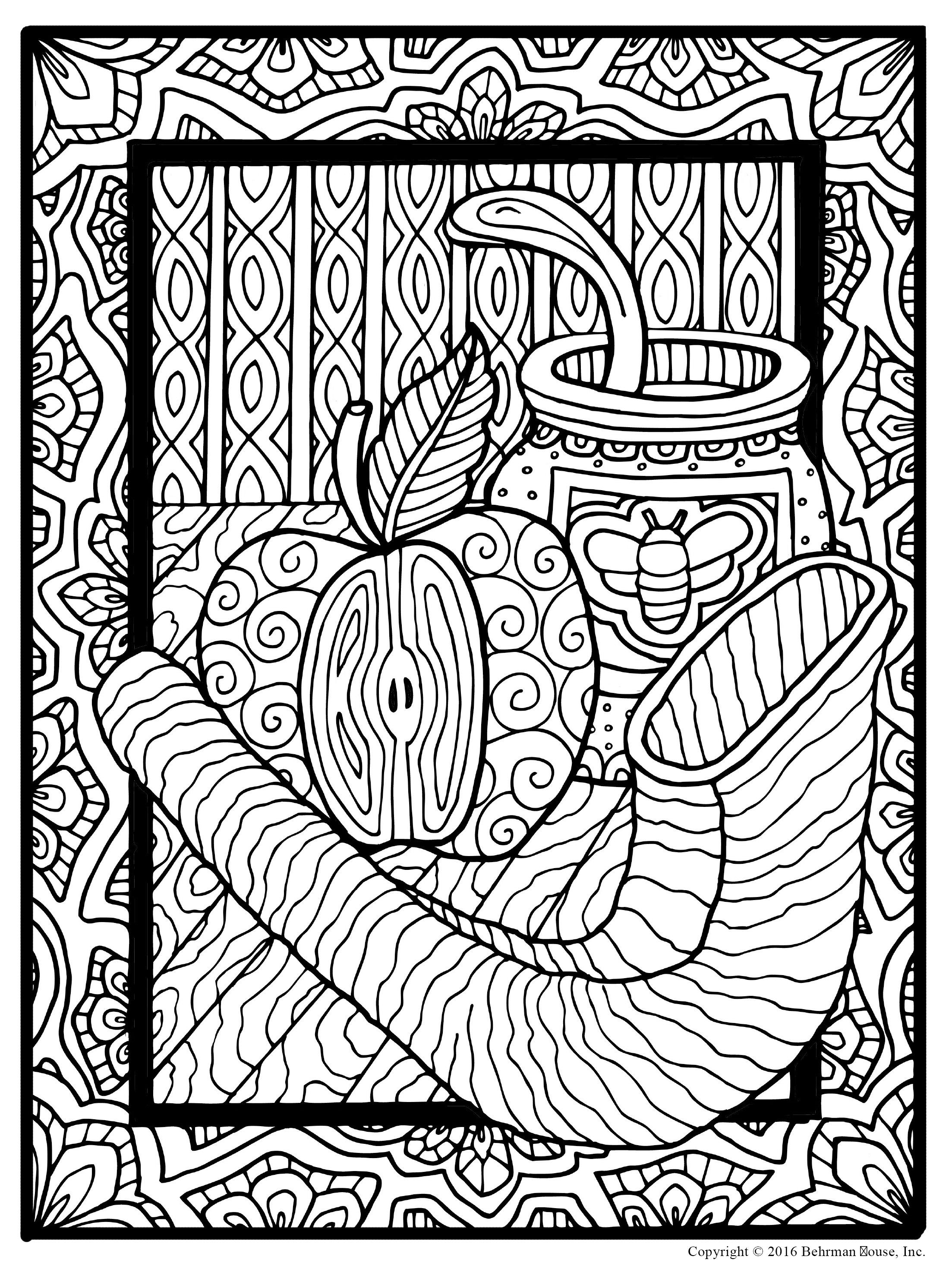 2206x2948 Jewish Coloring Pages