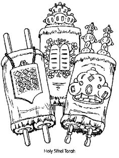 236x311 Jewish Coloring Pages For Kids Simchat Torah Apples Theme Rosh