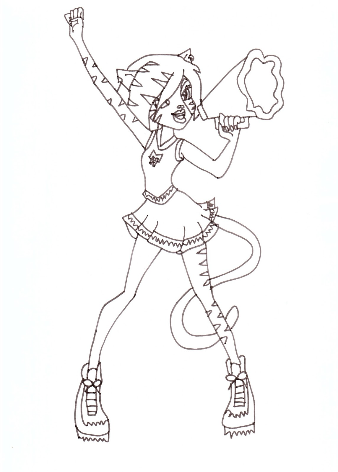 1144x1600 Monster High Printable Coloring Pages