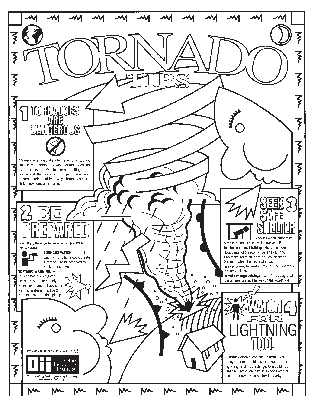 1275x1650 Tornado Coloring Pages Agathacarteux Com