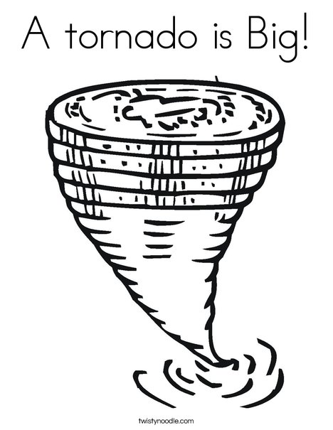 468x605 A Tornado Is Big Coloring Page