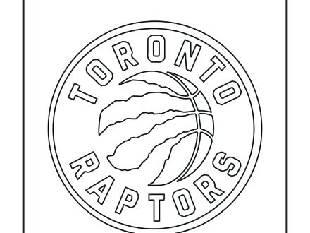 440x330 Toronto Raptors Logo Coloring Page Nba Coloring Pages Golden State