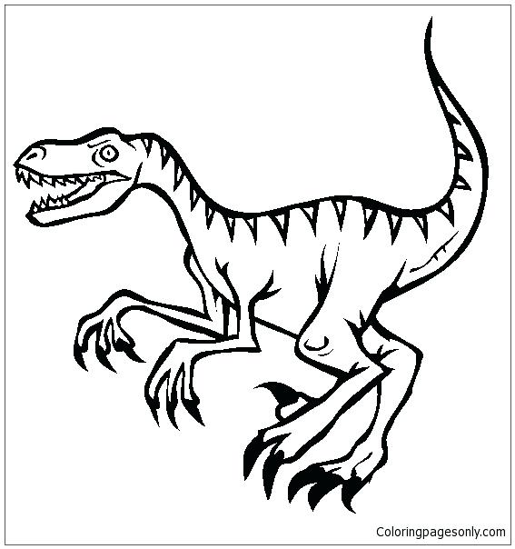 567x604 Toronto Raptors Logo Coloring Pages Raptor Dinosaur 3 Page Free
