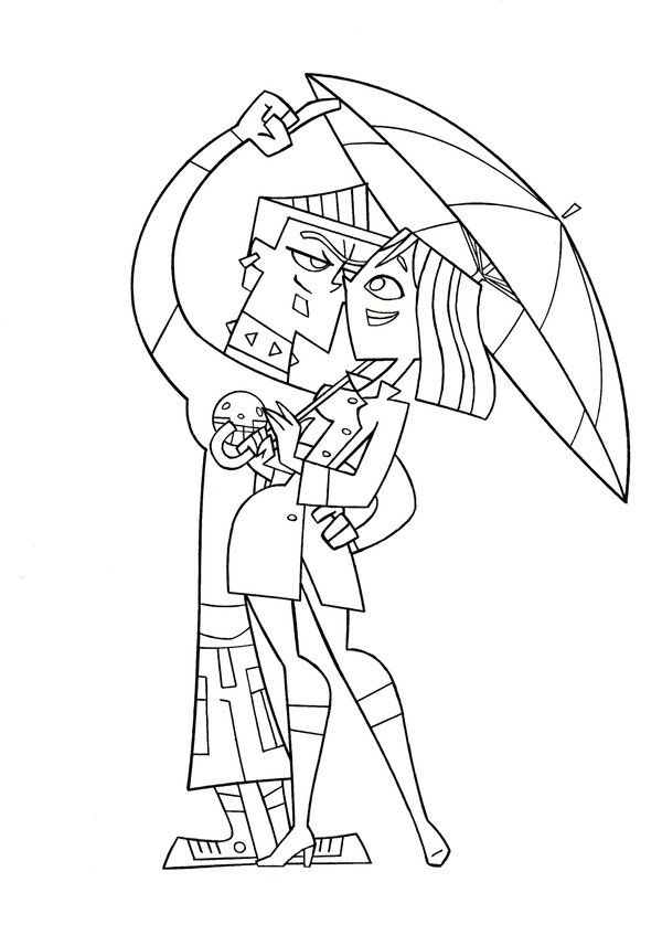 Total Drama Coloring Pages