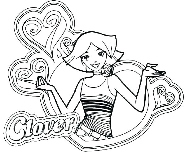 600x490 Futurama Coloring Pages Totally Spies Coloring Pages Totally Spies