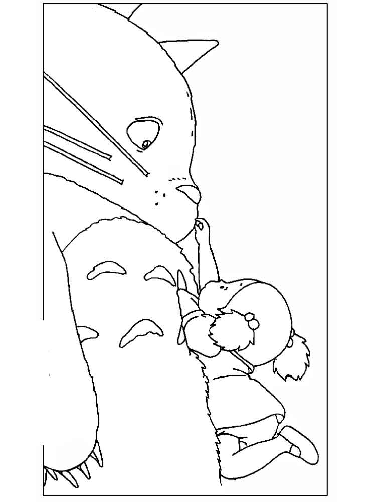 750x1000 28 Totoro Coloring Page Images Free Coloring Pages