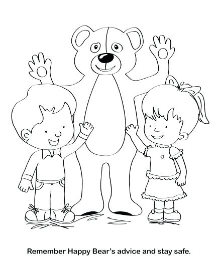 432x559 Touch Coloring Pages Good To Lovely Good Touch Bad Touch Coloring