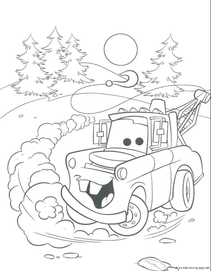 728x934 Mater Coloring Mater Coloring Pages Tow Mater Coloring Mater
