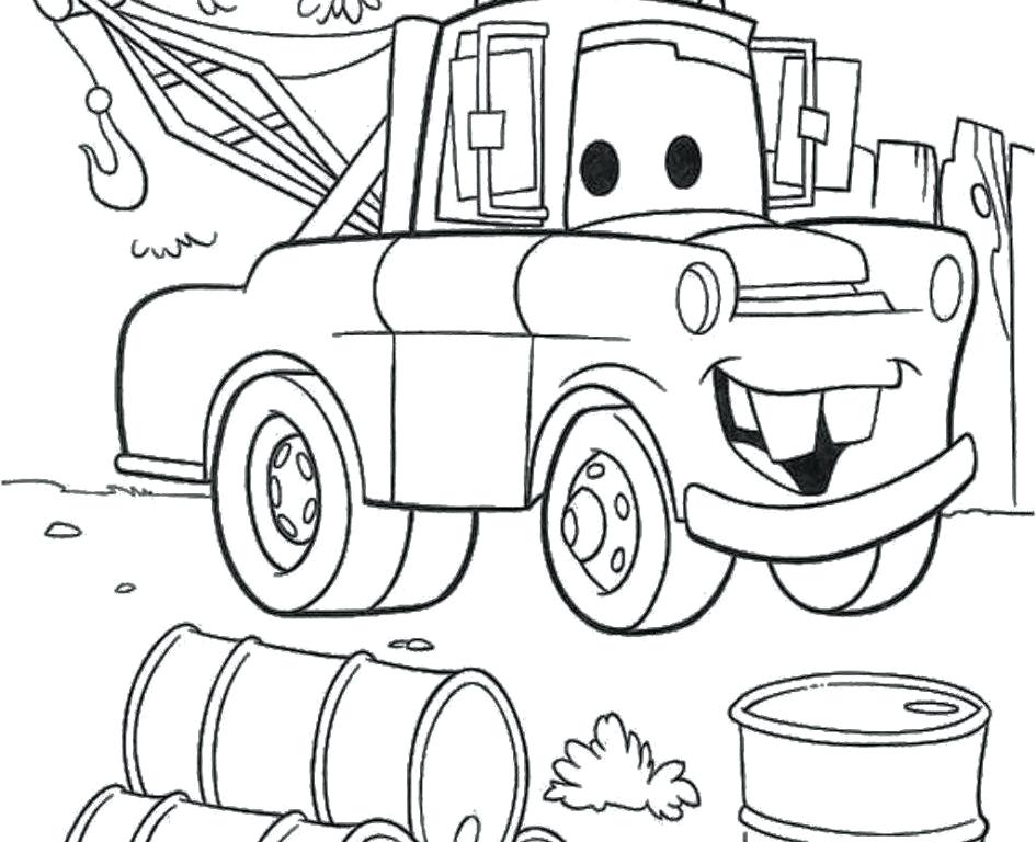 945x768 Mater Coloring Pages Cartoon Coloring Book Also Cars Coloring Book