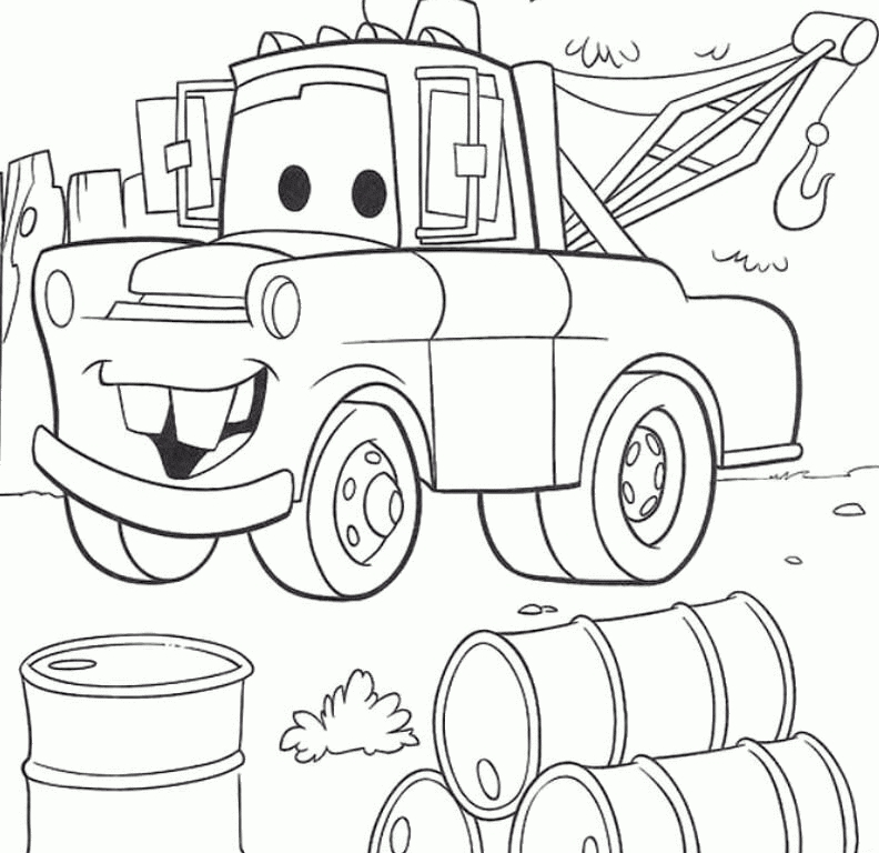 Tow Truck Coloring Pages