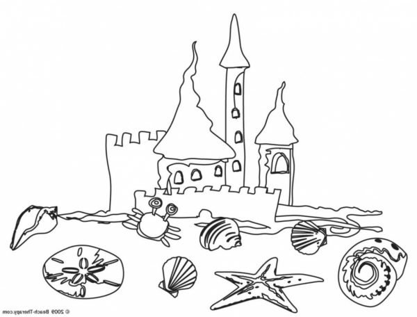 600x456 Beach Towel Coloring Page Free Download
