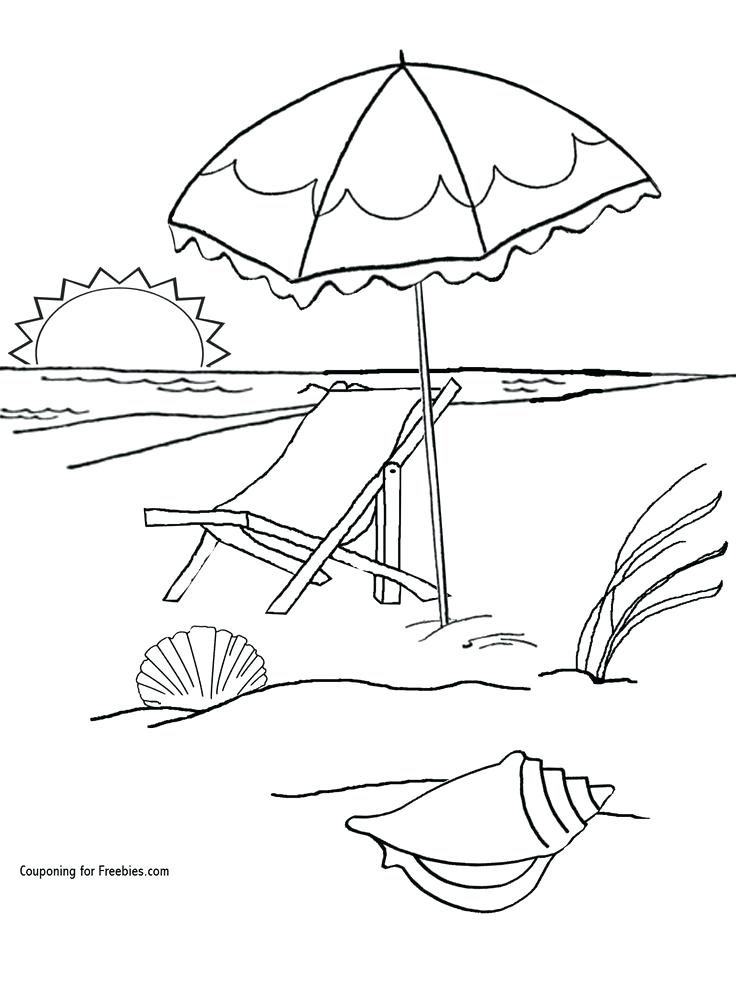 736x981 Beach Coloring Pages Coloring Pages Beach Beach Towel Coloring