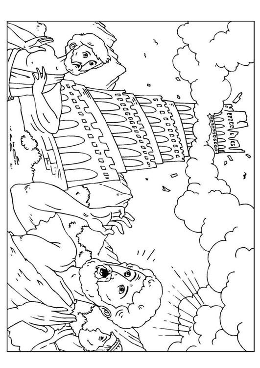 531x750 Coloring Page Tower Of Babel