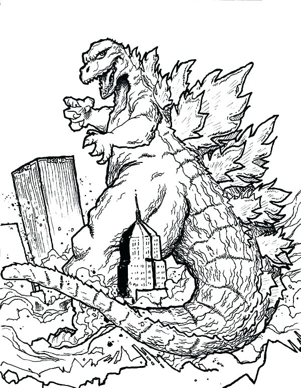 600x774 Mothra Coloring Pages Space Coloring Pages Destroying Town Color