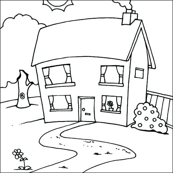 600x600 Whoville Town Coloring Pages Printable Coloring Houses Coloring