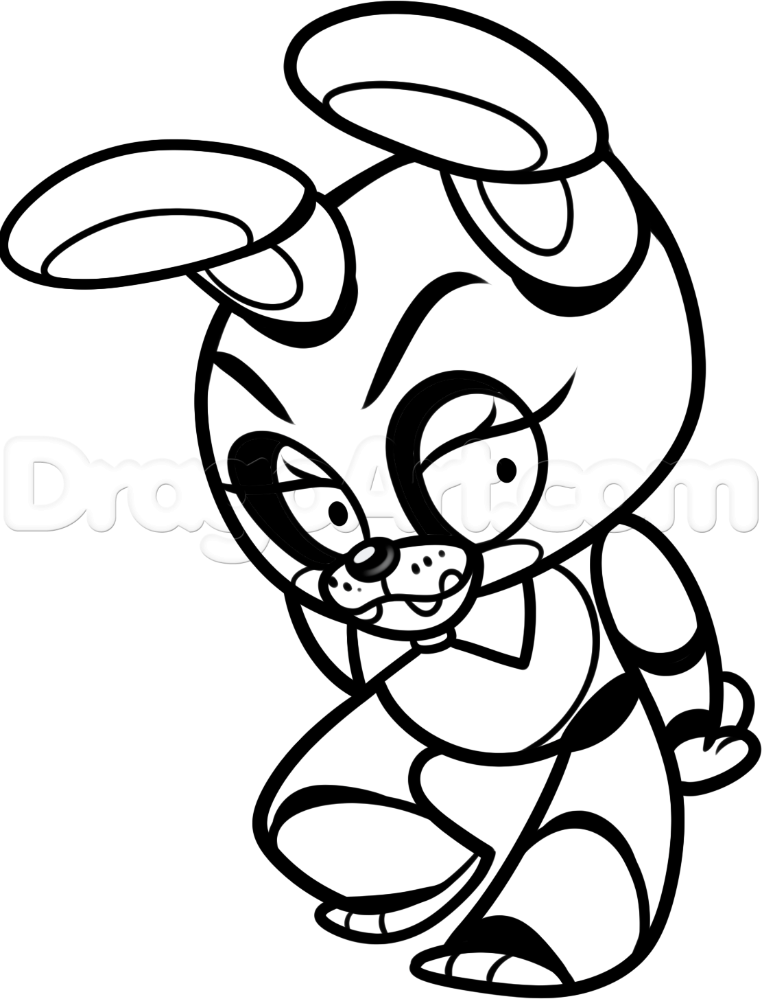 1111x1455 How To Draw Chibi Toy Bonnie, Five Nights