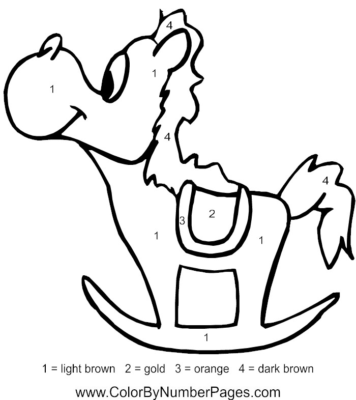 700x786 Color By Number Coloring Pages
