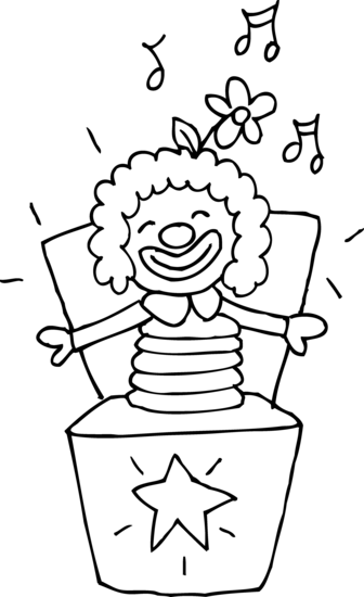 336x550 Colorable Jack In The Box Toy