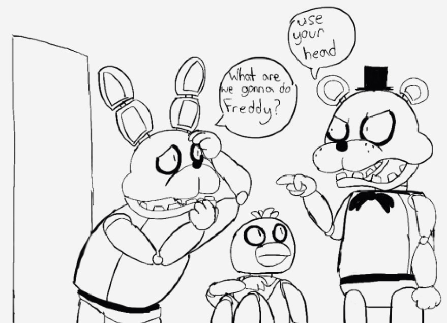 879x635 22 Capture Freddy Fazbear Coloring Page Information