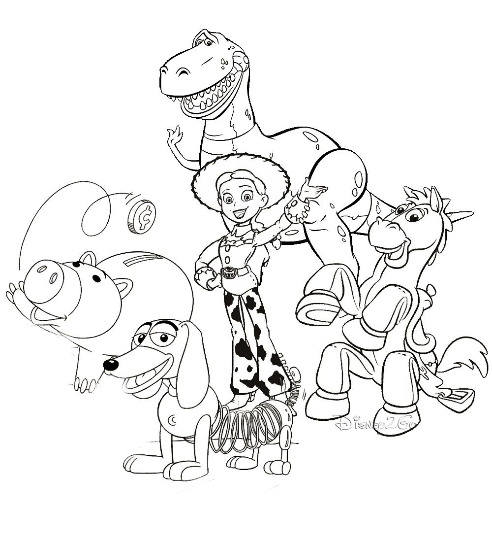 1000x1100 Top 86 Toy Story 2 Coloring Pages