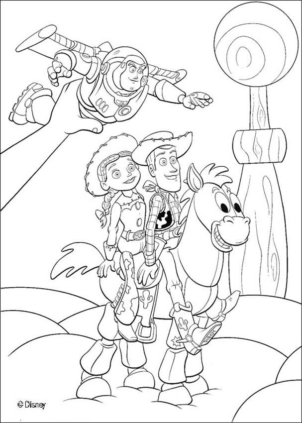 607x850 Toy Story Coloring Book Pages